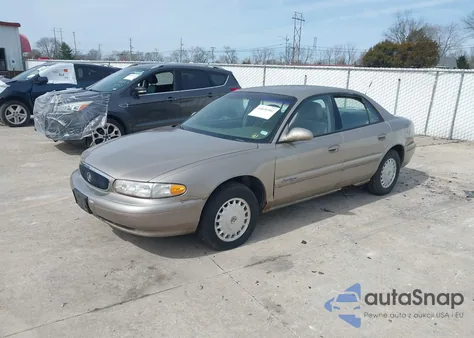 2001 Buick Century Custom из США, поврежденный, VIN 2G4WS52J111201382